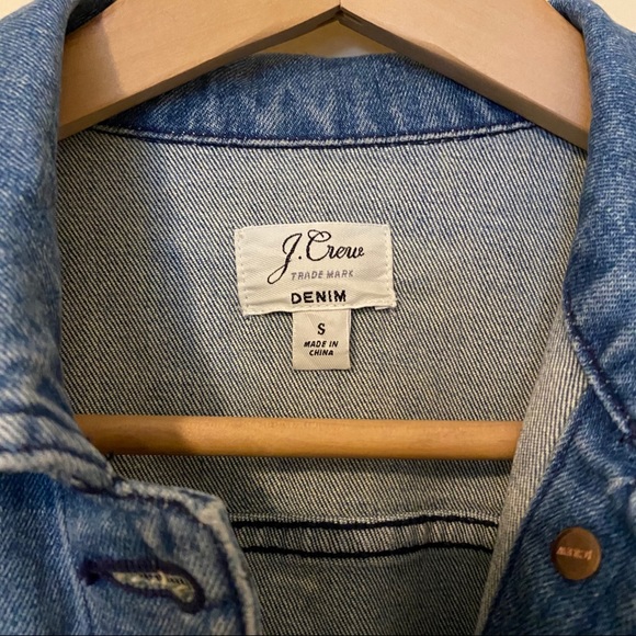 J.Crew Classic Denim Jacket - Sz S - NWOT 🌻 - Picture 4 of 4